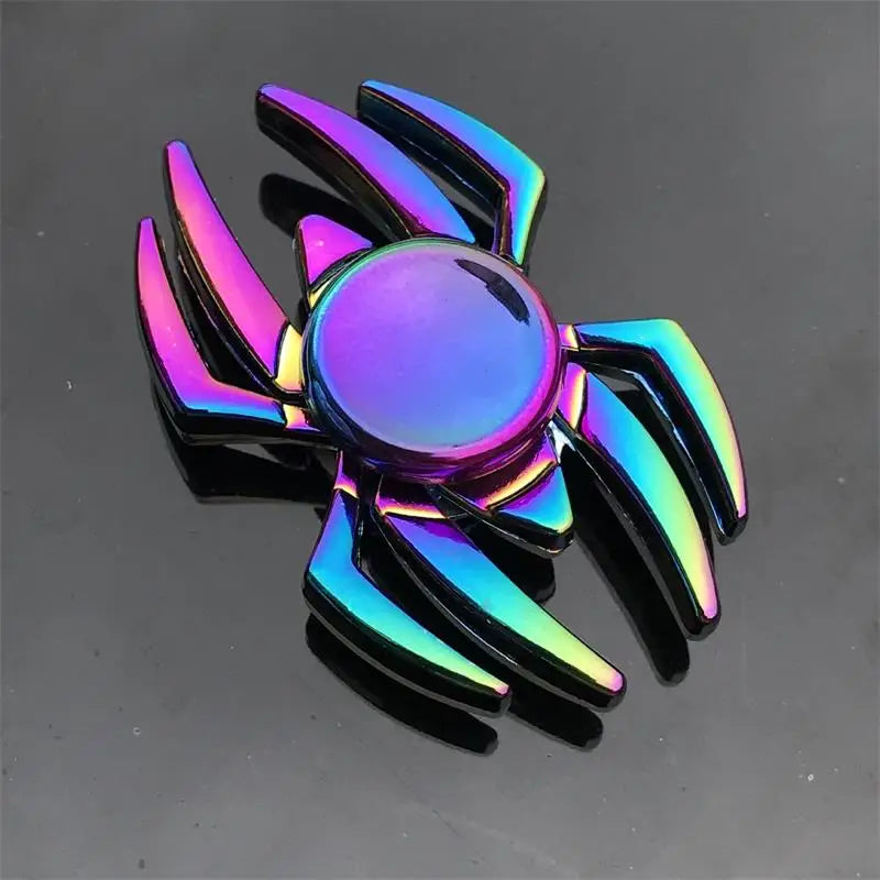 Metal Rainbow Fidget Spinner Toy for Stress Relief